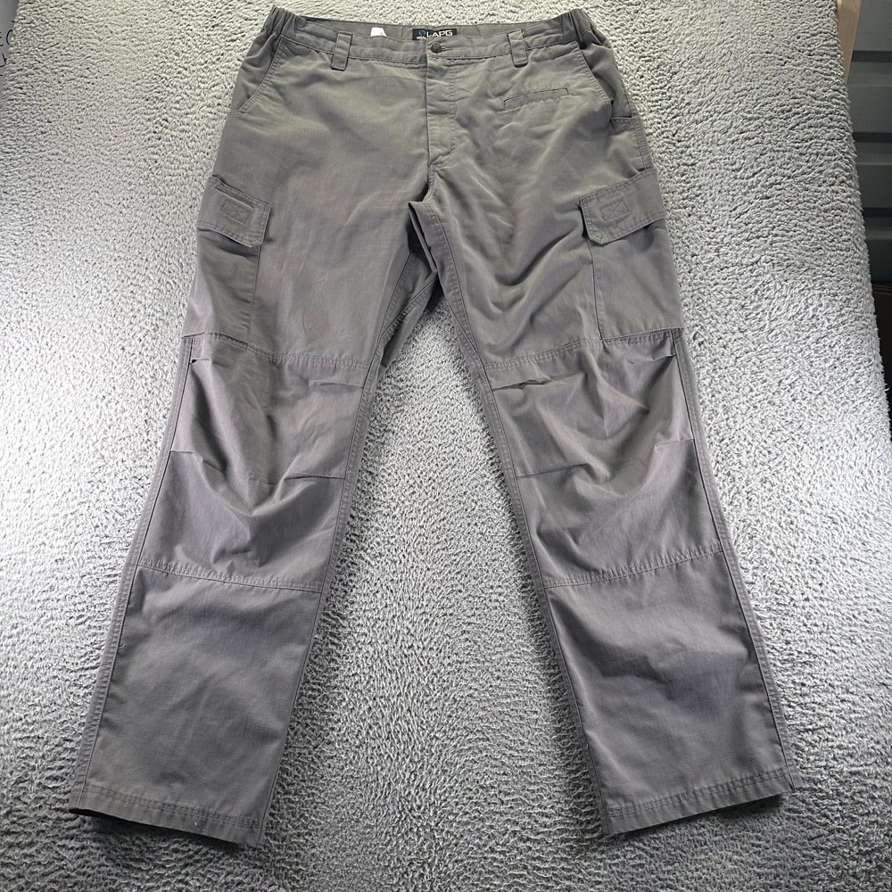 LA Police Gear Pant‎ Mens 38x35 Gray Cargo Straight Tactical Workwear Utility
